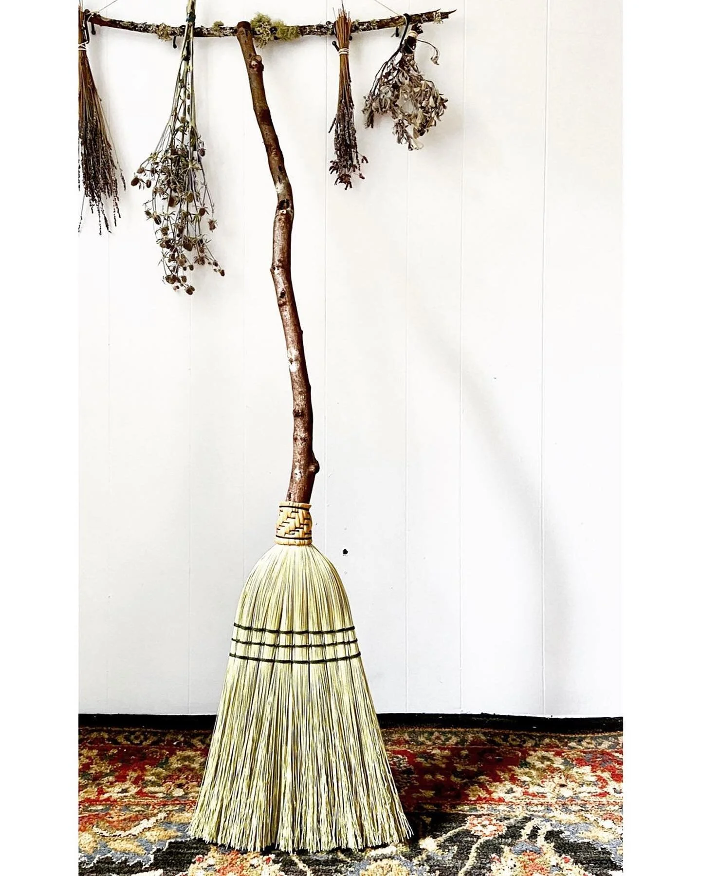Black Stitched Sweeper