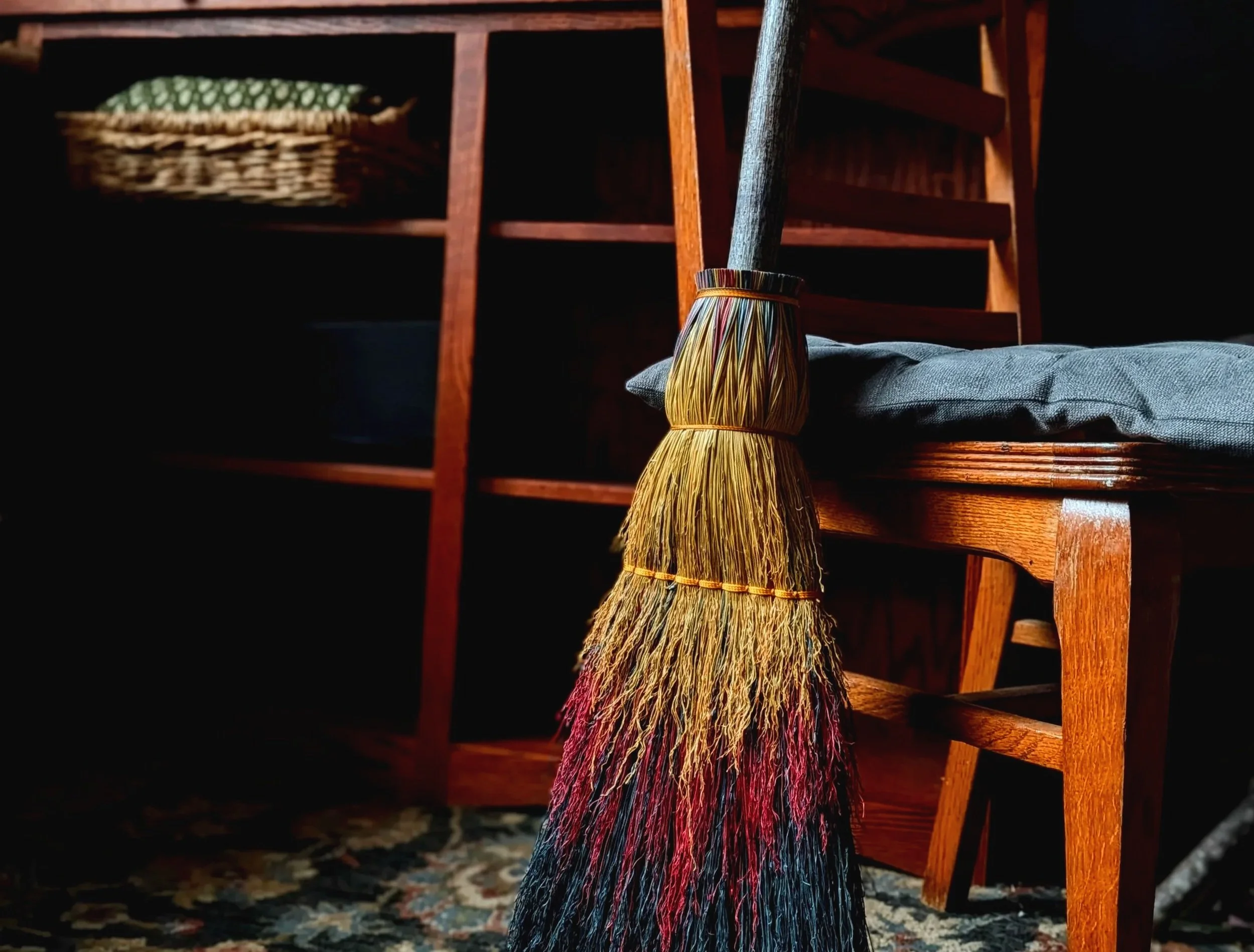 Solstice Fire Hearth Broom Workshop