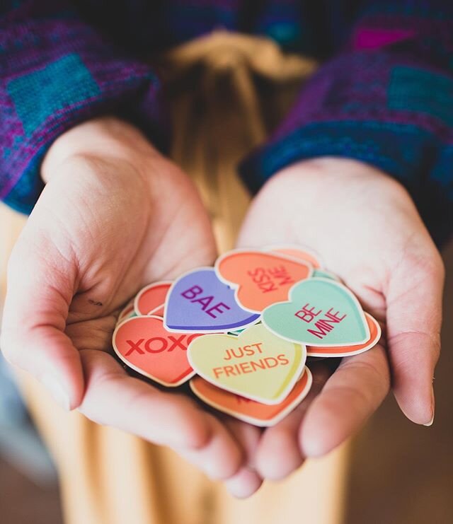 We love sharing love. Sweet and sassy stickers to celebrate this Valentine&rsquo;s Day!
.
.
.
.
#printshop #custom #customprint #stickers #shoplocal