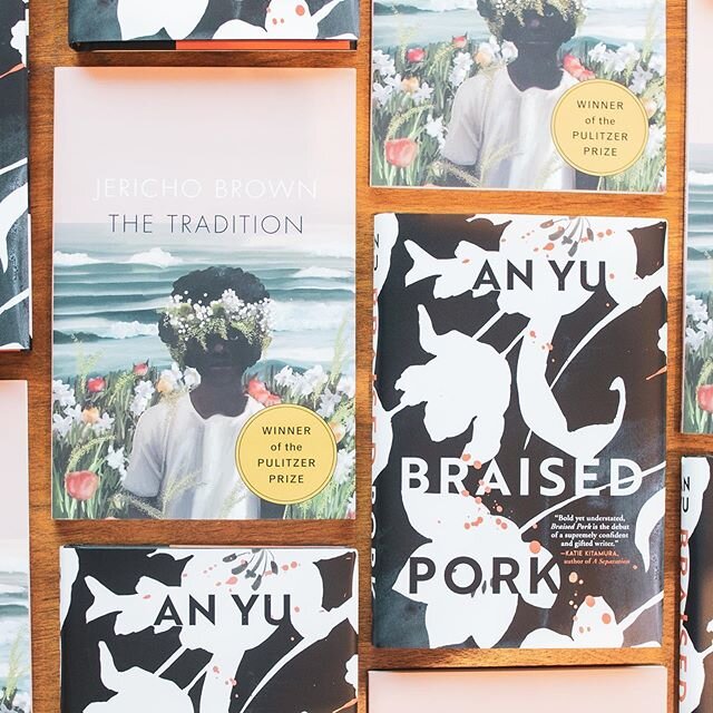Timely titles for book club reads this month. Poetry book club is reading the Tradition by Jericho Brown and meeting on June 28th at 2pm. The ODB fiction read is Braised Pork by An Yu and will be meeting on June 29th at 7pm. DM or email us for more i