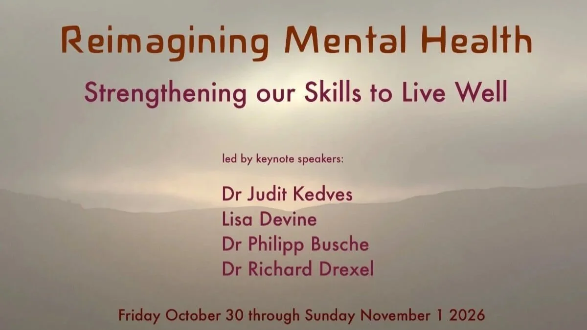 Anthroposophic Medicine Mental Health Conference, Melbourne Oct 30-Nov 1 2026