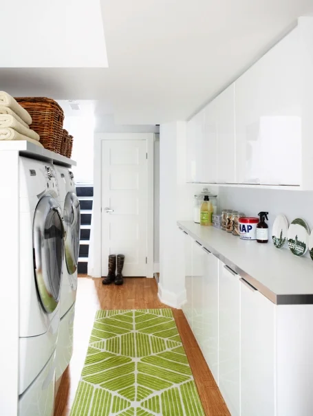 basement laundry room