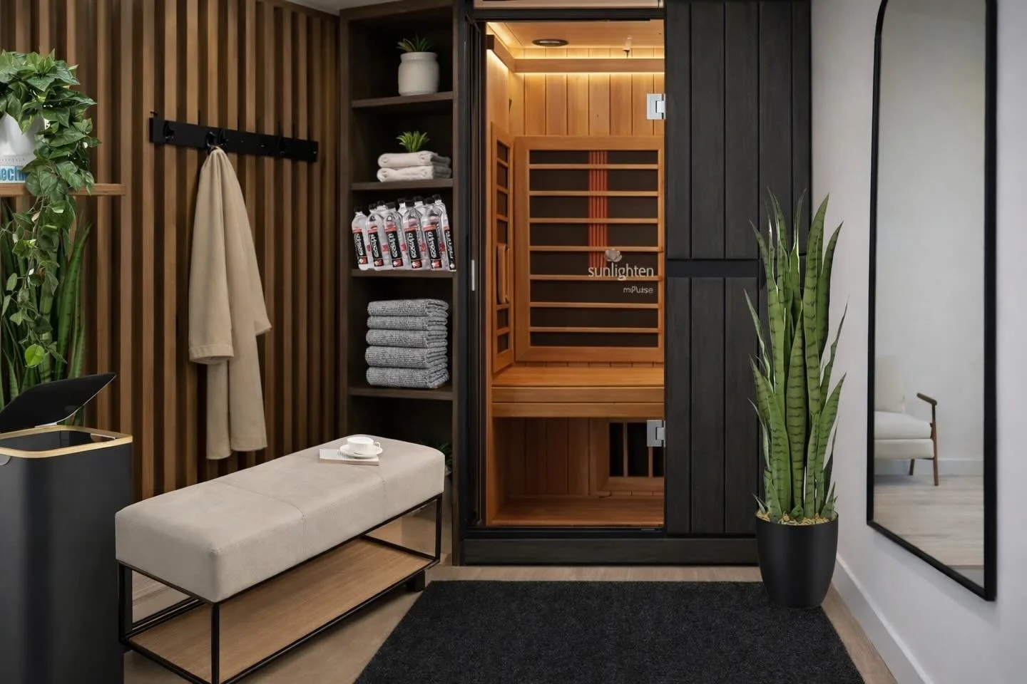 Infrared Sauna Wellness Rituals in a semi-private retreat space coming soon! Some of our patients have already enjoyed using our infrared sauna while the room is under construction. The sauna is available at 50% off through 2/28/26 and is reserved fo