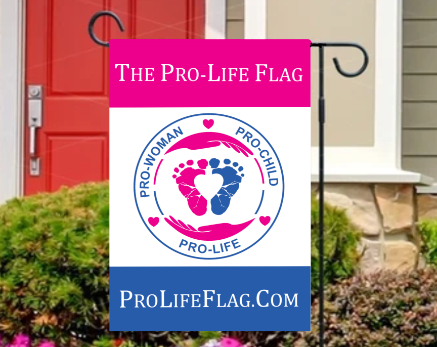 pro life garden flags