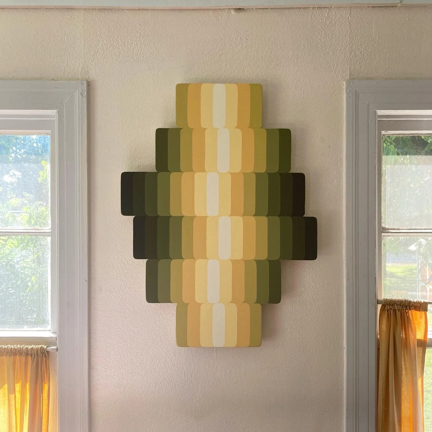 Michael Wayne Hall shaped panel painting San Antonio.jpeg