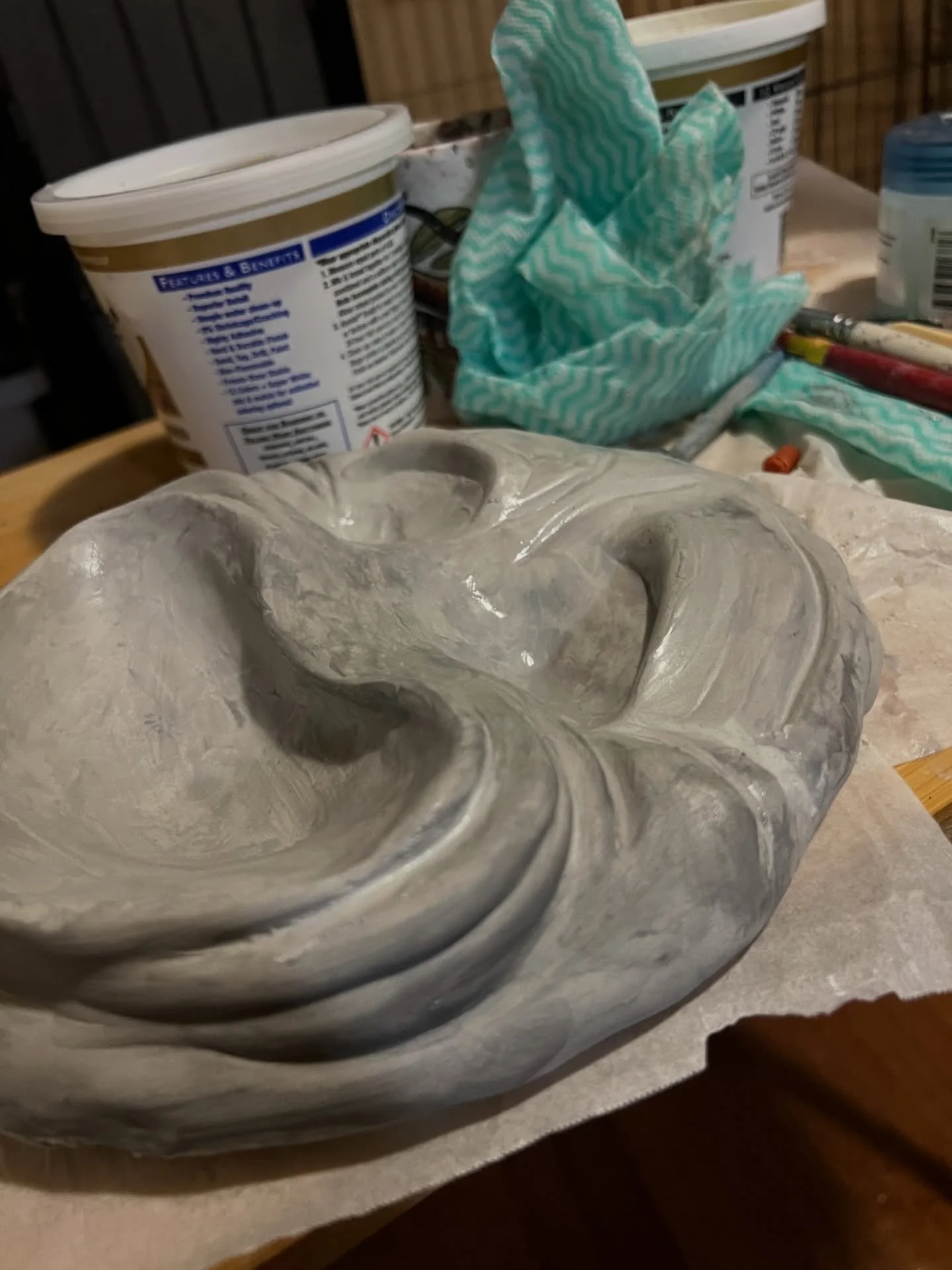 Process-Made this sculpture/painting for an exhibition and managed to cook the measurements, making it ineligible for entry as it was 2.5cm too tall. Anyway. Here&rsquo;s how it was made if anyone&rsquo;s interested. For any sales enquiries please em