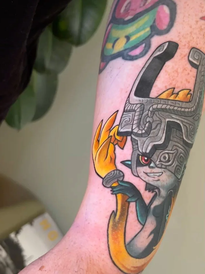 Taking bookings now @korpus 
Hit the link in my bio to enquire now! 
Midna gap filler for Jaxson made recently. Swipe through for some healed ones from a few years ago==>
Thanks so much man!
#loz #legendofzelda #twilightprincess #vgta2 #melbournet