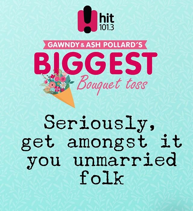 Want a fabulous wedding for Free!? Well, get on over to www.hit.com.au and you just might...