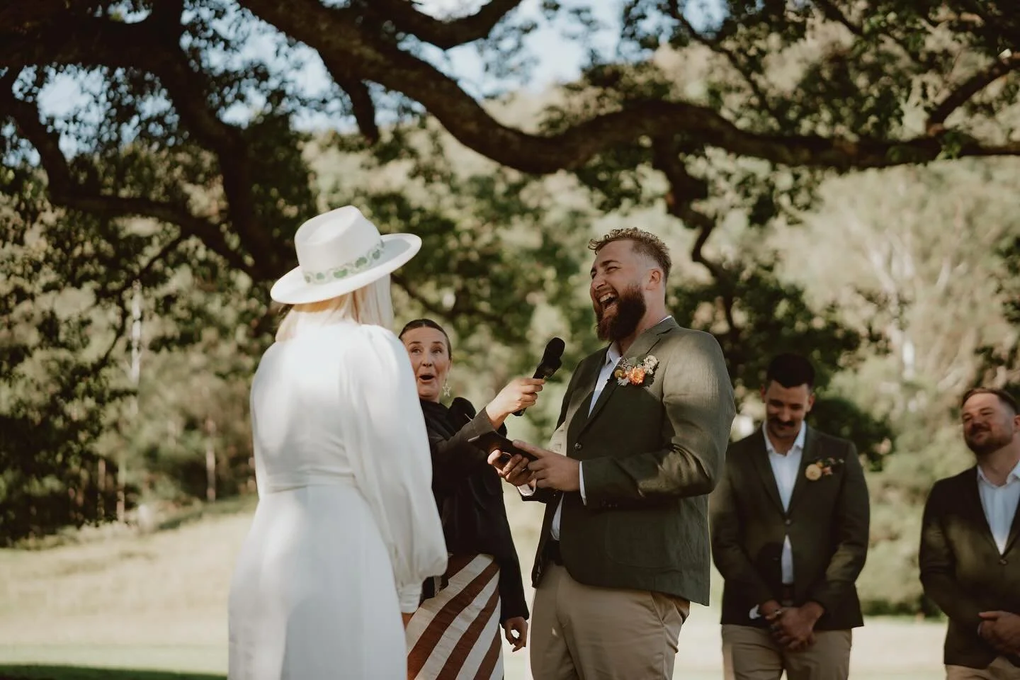 A few thing are guaranteed when I am your celebrant

🖤 There will be laughter

🖤 You will be legally married

🖤 The vibe will be matched 

🖤 A good time will be had

🖤 Boring paperwork&hellip; not your problem 

Bring on the good times and the f