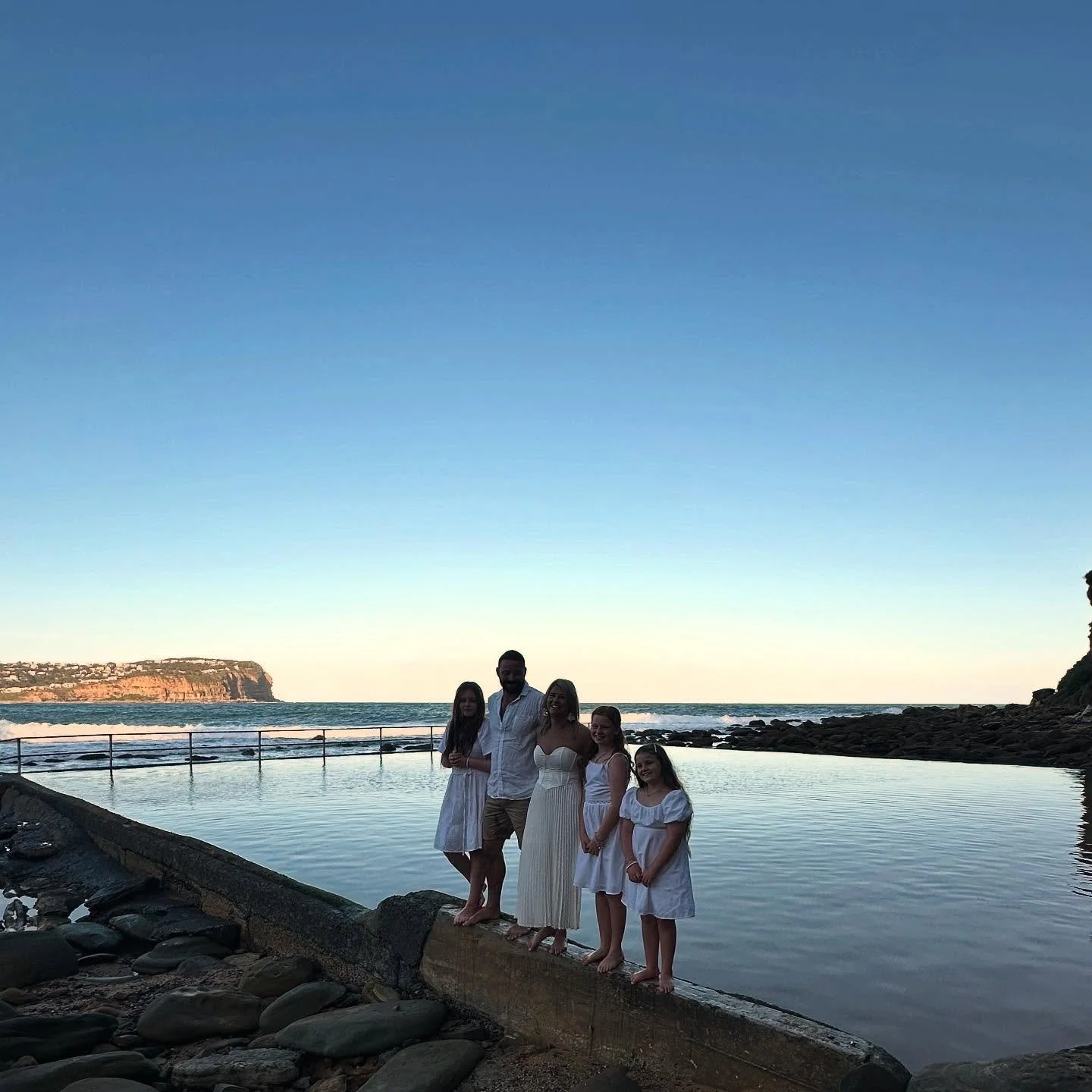 Amanda &amp; Mathew 🖤 

Small elopement at Macs Beach. 

My favourite ceremonies are the intimate ones, where you get to see the kids faces look on at their parent/parents with such adoration and love. 

They are small but they are extra special.