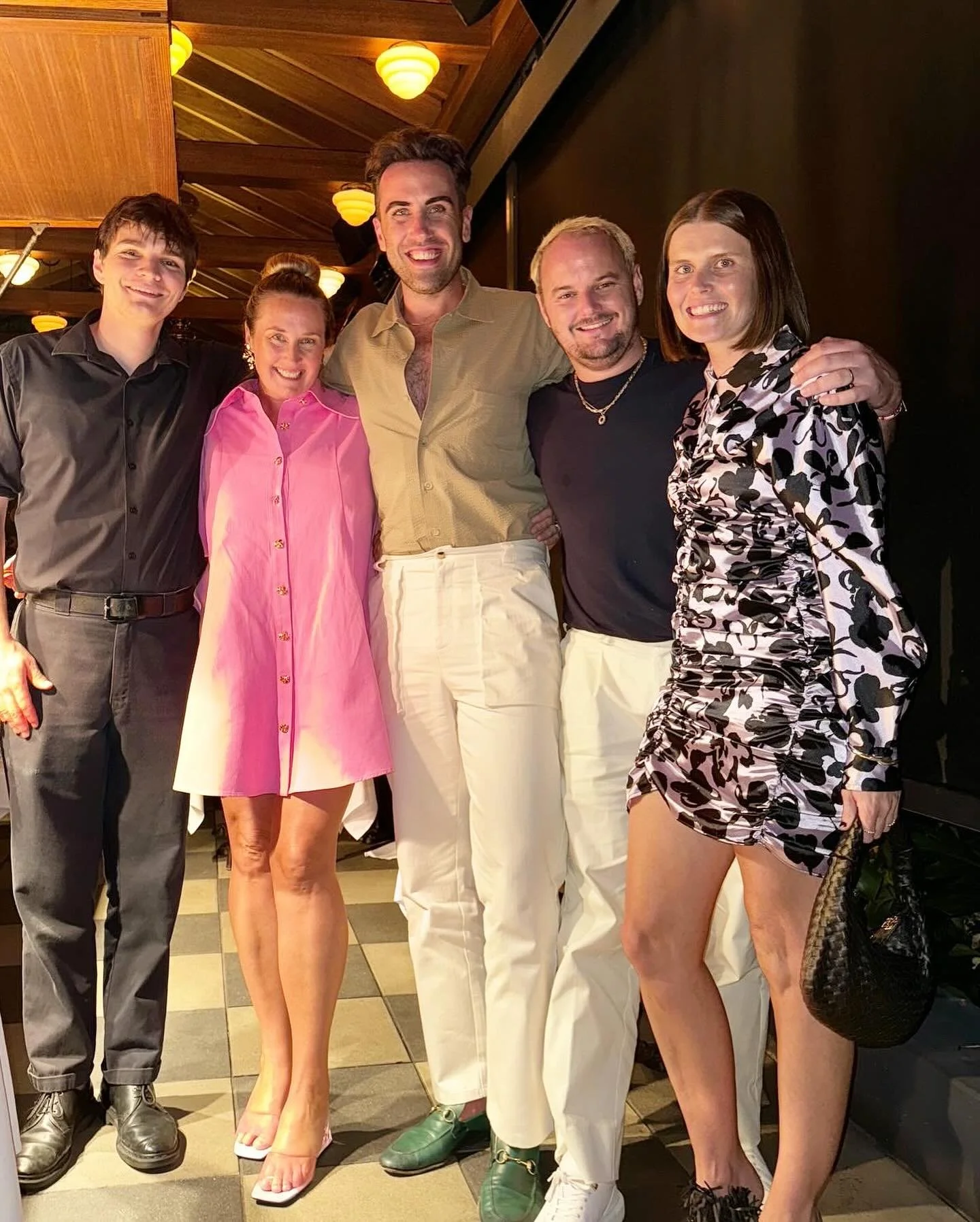 This goes down as a real career highlight for me!!!

It was just the four of us, the legal parts, new vows and words of appreciation and all before the mains came out, but just in time for the waiter to witness for us. 

It was nothing short of beaut