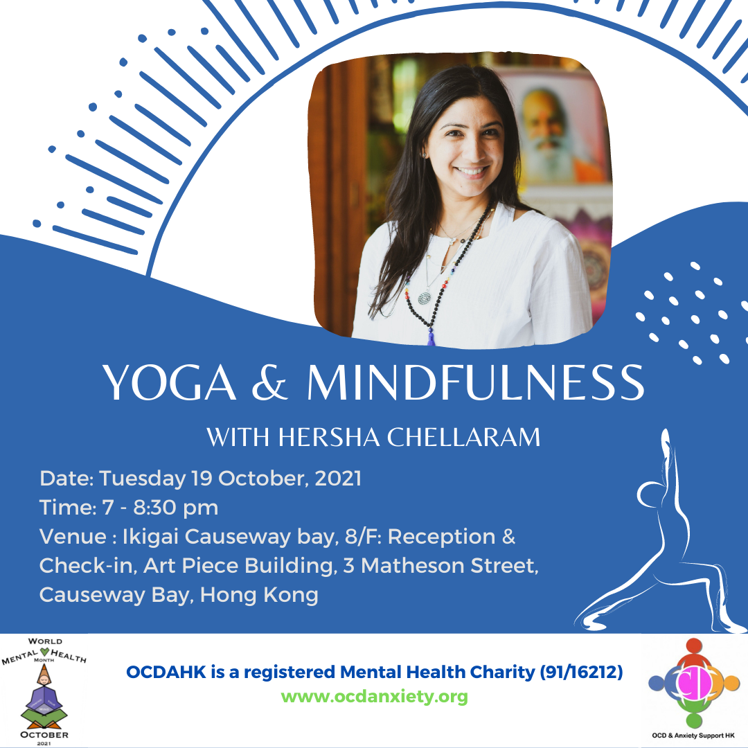 Yoga & Mindfulness with Hersha Chellaram — OCD & Anxiety Support Hong Kong