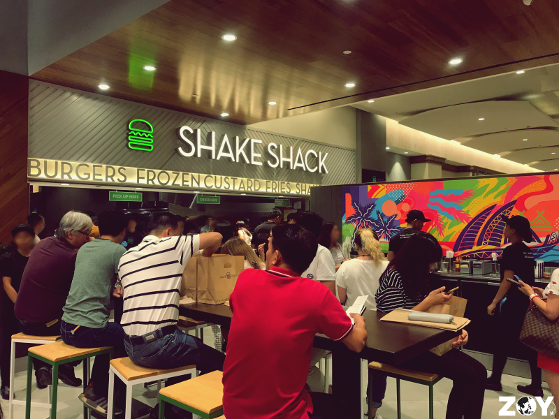 At Shake Shack Manila