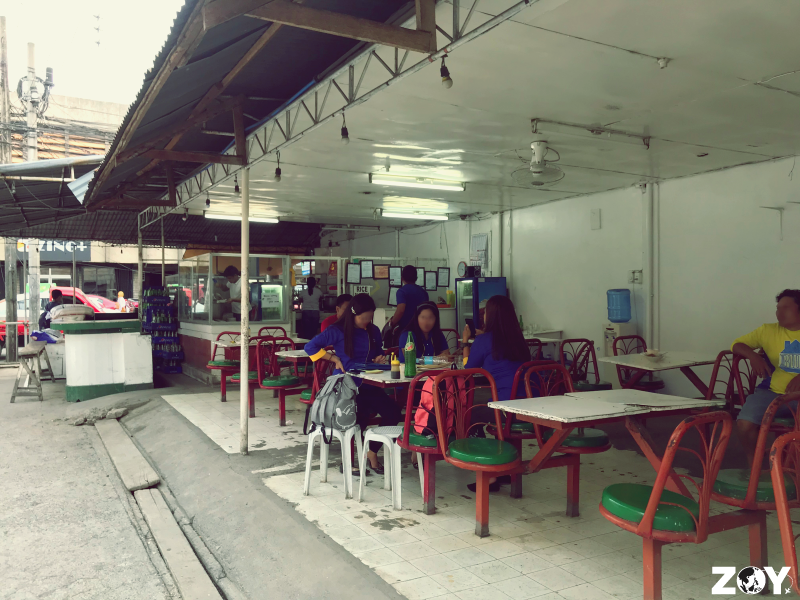 The al fresco dining area of Bulca Chong