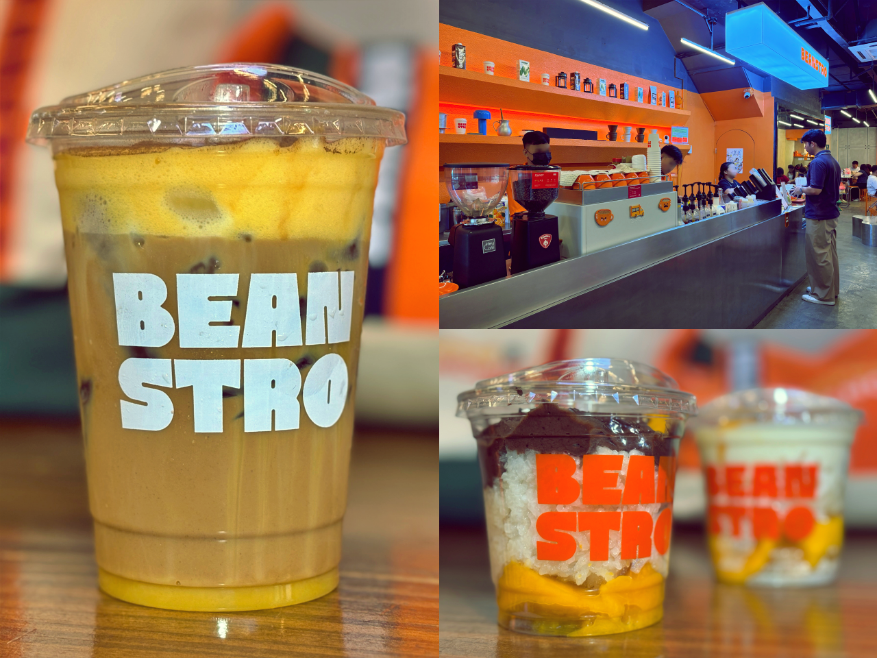 Beanstro Coffee: This Orange-Colored Cafe in Manila Chinatown (Binondo) Crafts Unique Drinks and Makes Incredible Mango Sticky Rice!