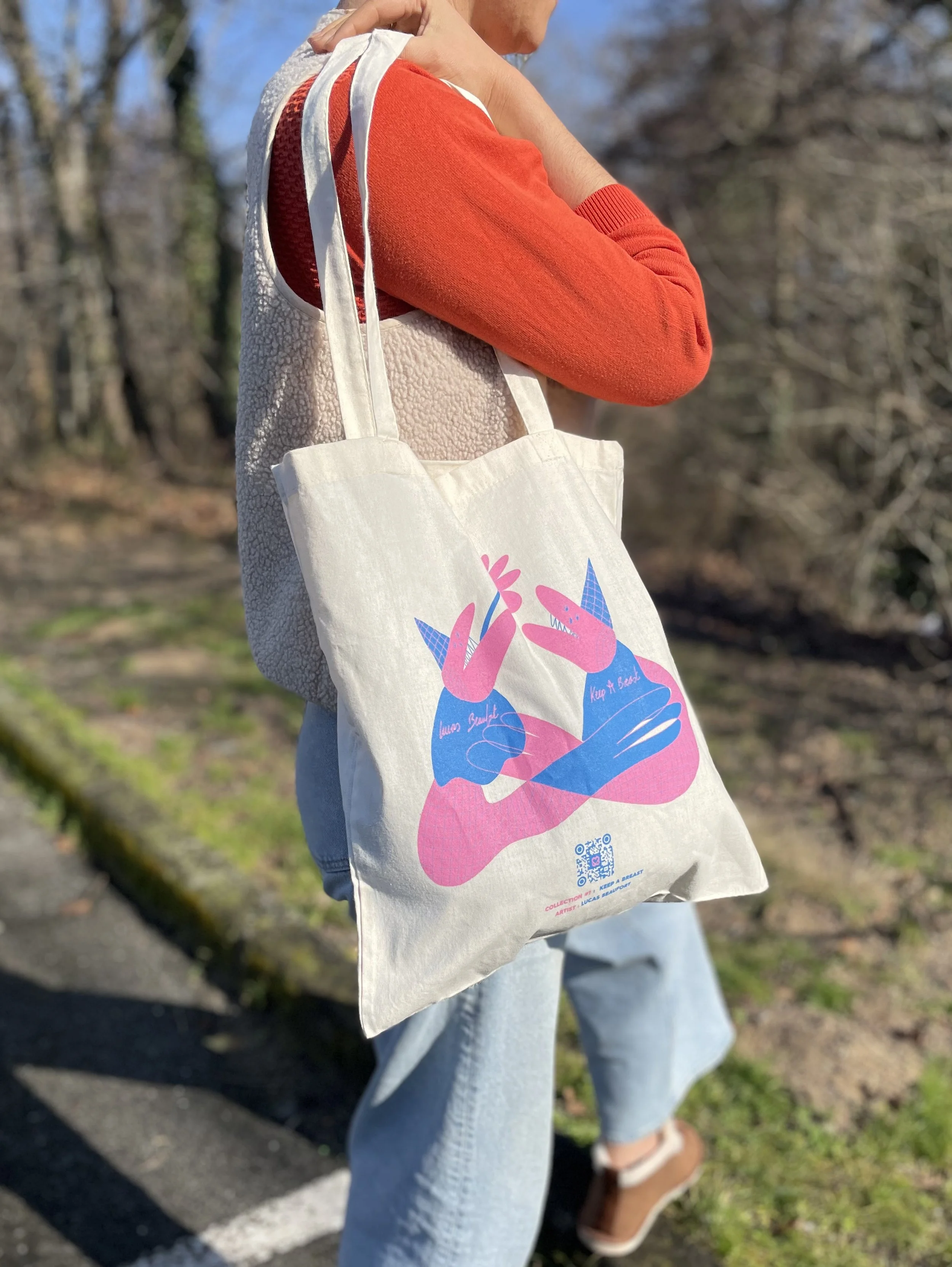 Tote Bag | illustration Lucas Beaufort pour Keep A Breast