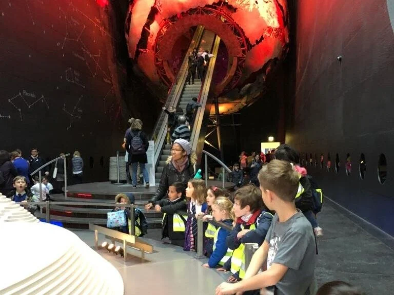 Children at the Natural History Museum