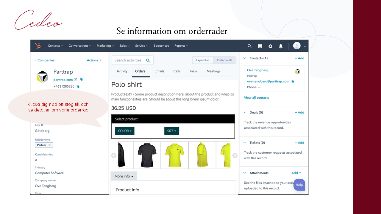 Epicor & iScala integration med HubSpot — Cedeo
