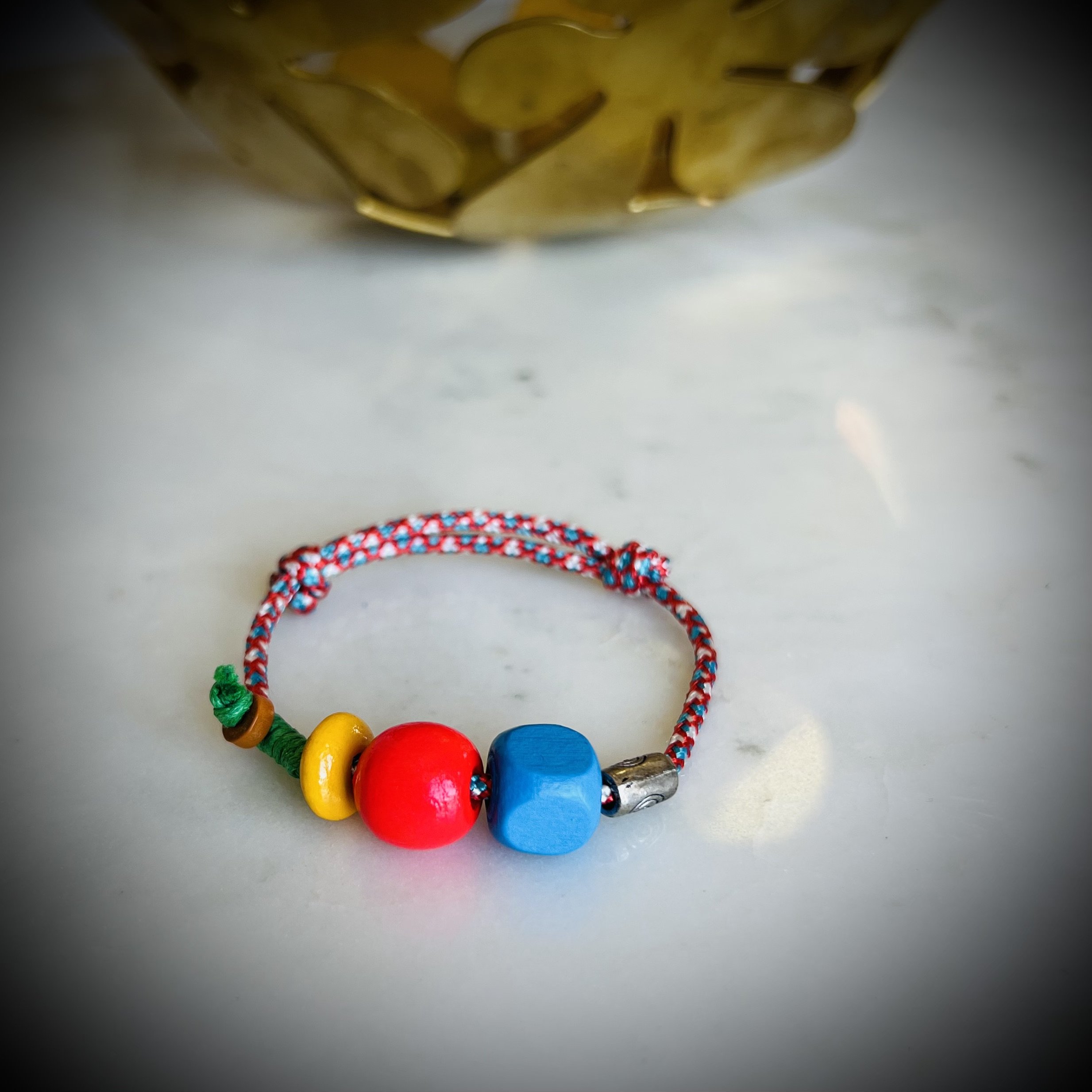 Beach Kid, rot-blau-dotter