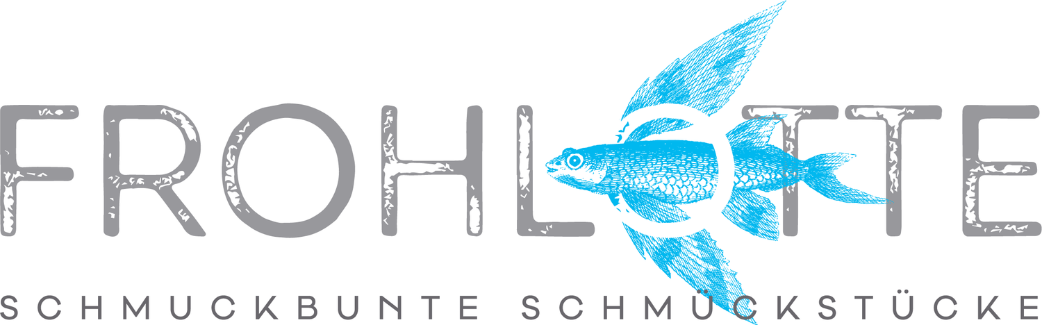 Frohlotte Schmuck – handgemacht, upgecycelt, sommerbunt. Nachhaltiger Schmuck mit Sommerflair.