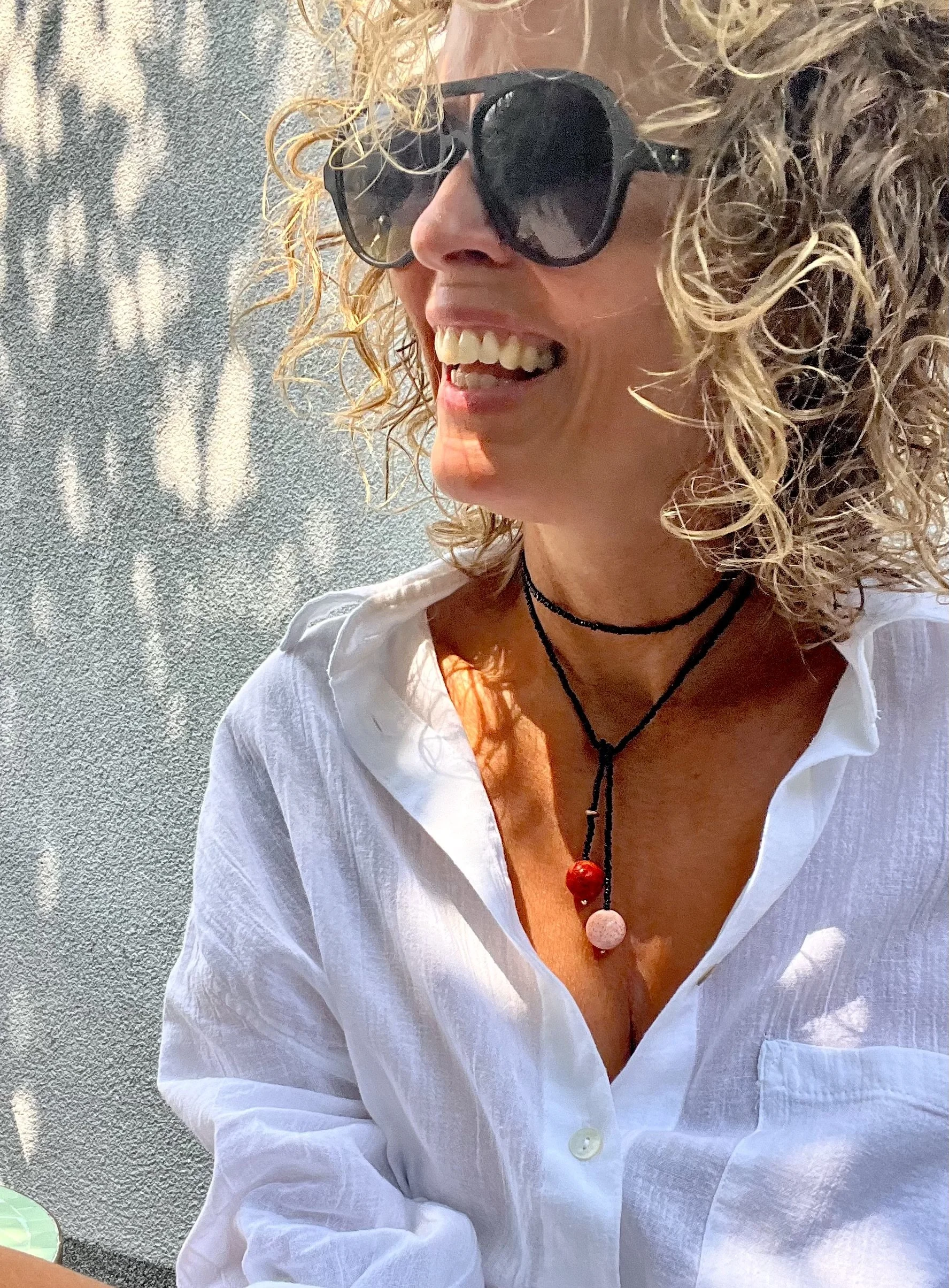 Bindi Belle, schwarz-koralle-weiss-orange