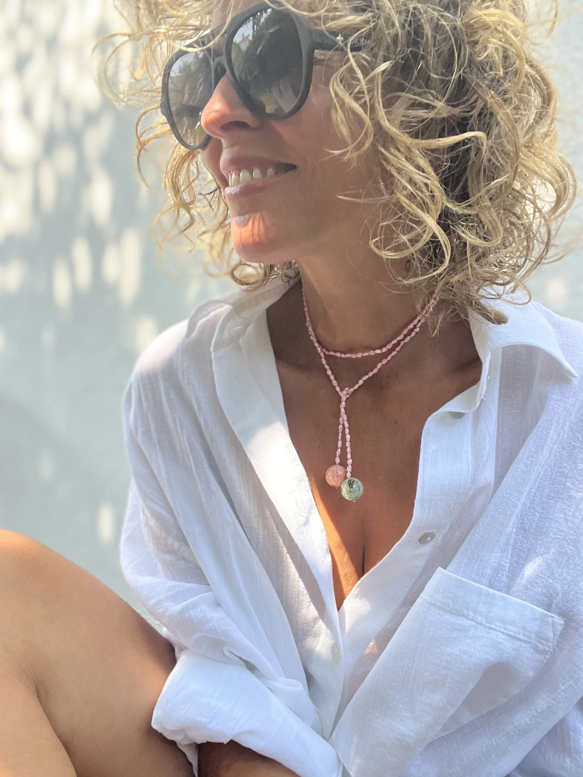Bindi Belle Rosa-Süsswasserperlen