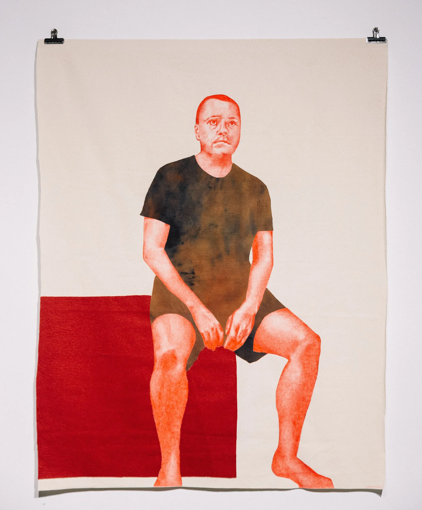 Installation view of "Running Towards Home", 2021 at Praxis ARTSPACE, Adelaide. Photography by Thomas Mccammon.