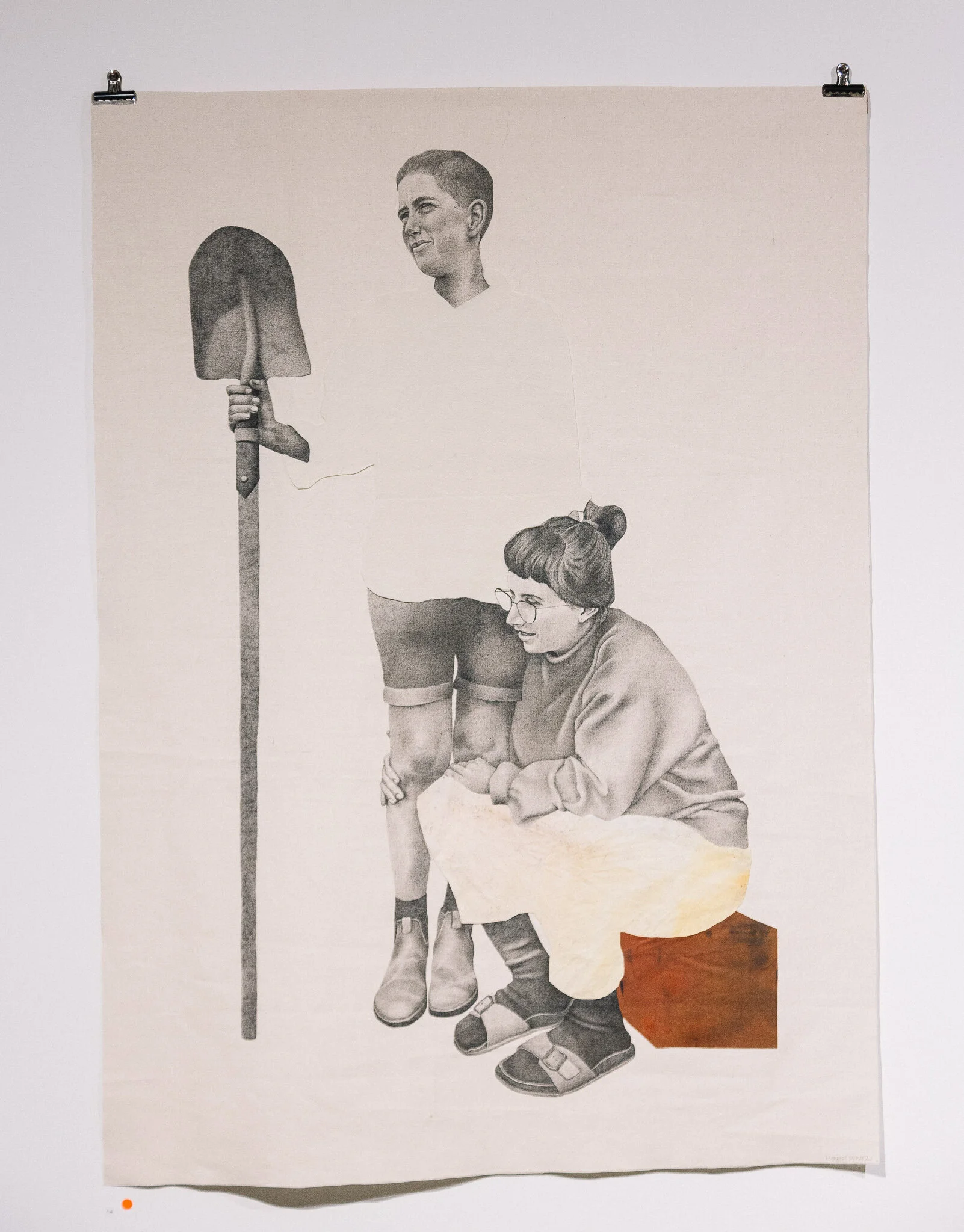 Installation view of "Running Towards Home", 2021 at Praxis ARTSPACE, Adelaide. Photography by Thomas Mccammon.