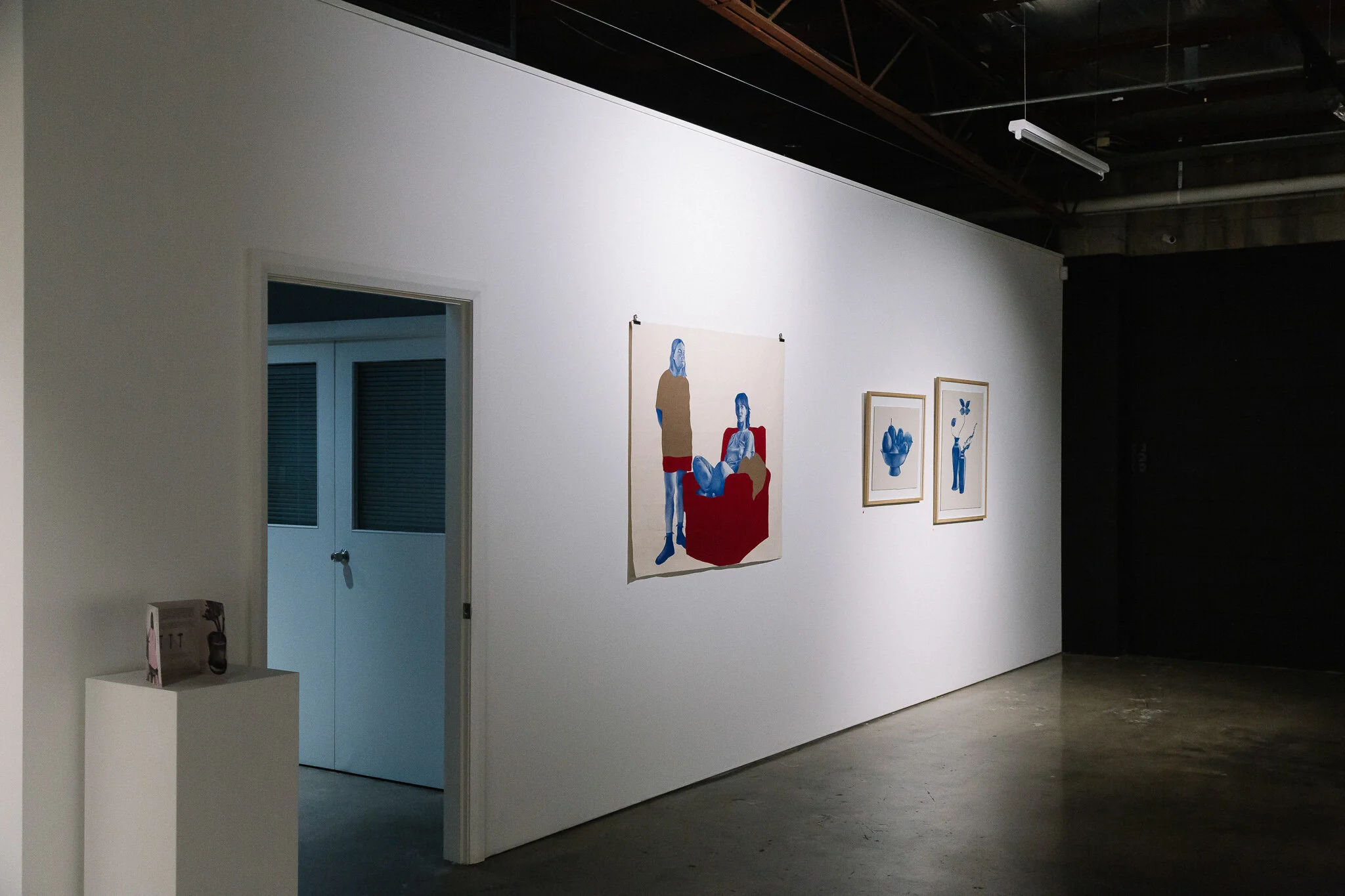 Installation view of "Running Towards Home", 2021 at Praxis ARTSPACE, Adelaide. Photography by Thomas Mccammon.