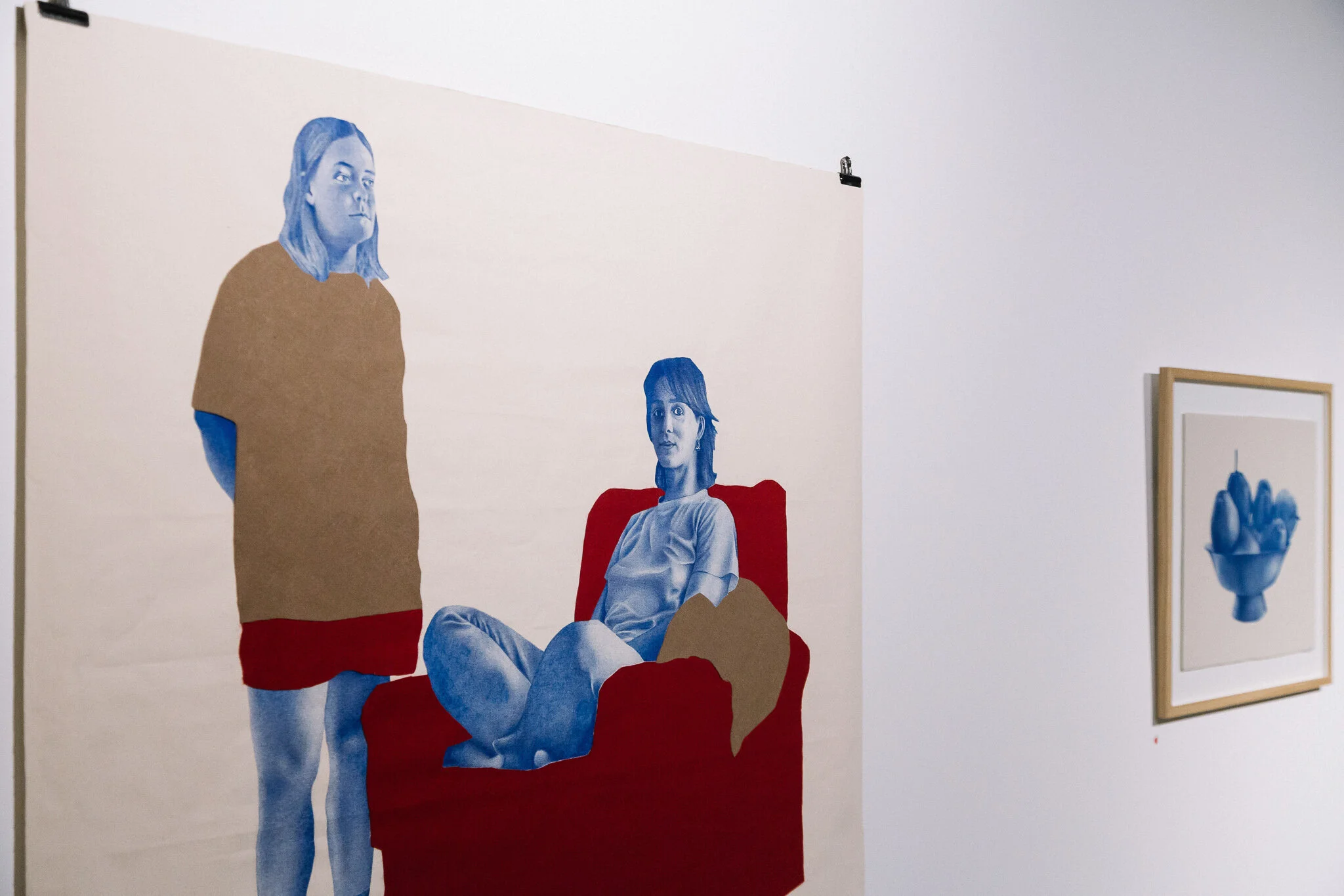 Installation view of "Running Towards Home", 2021 at Praxis ARTSPACE, Adelaide. Photography by Thomas Mccammon.