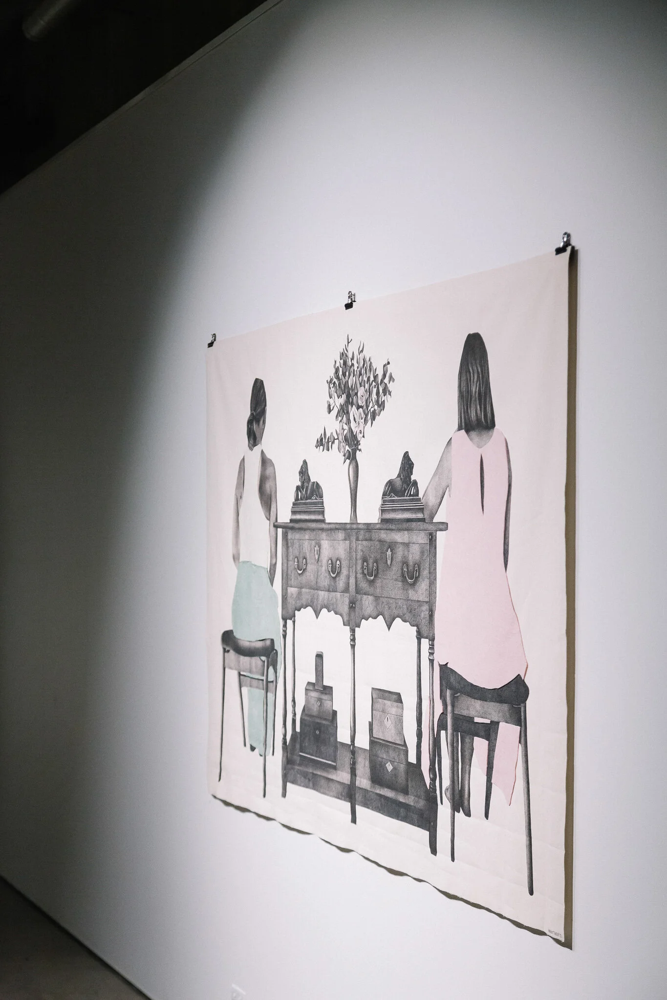 Installation view of "Running Towards Home", 2021 at Praxis ARTSPACE, Adelaide. Photography by Thomas Mccammon.