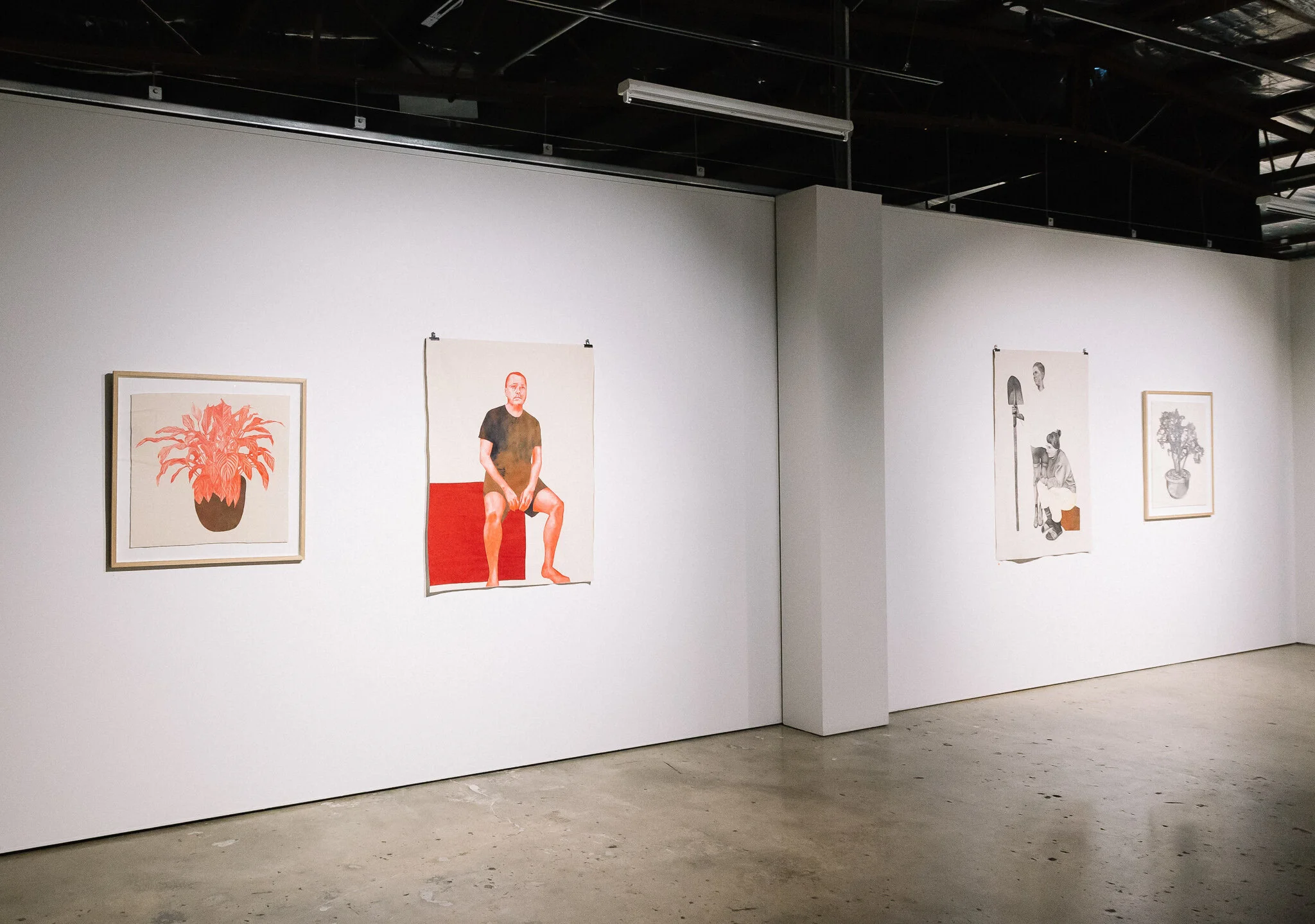 Installation view of "Running Towards Home", 2021 at Praxis ARTSPACE, Adelaide. Photography by Thomas Mccammon.
