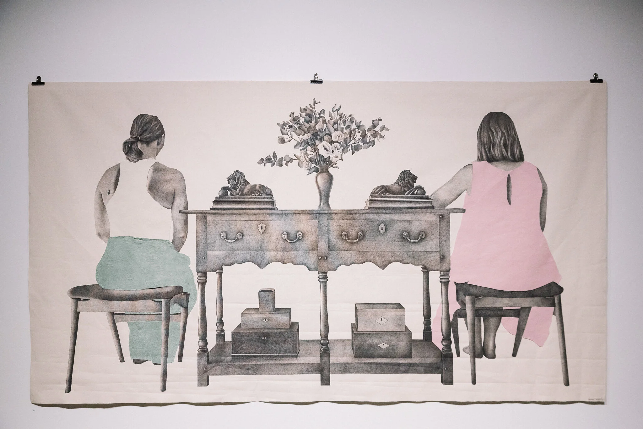 Installation view of "Running Towards Home", 2021 at Praxis ARTSPACE, Adelaide. Photography by Thomas Mccammon.