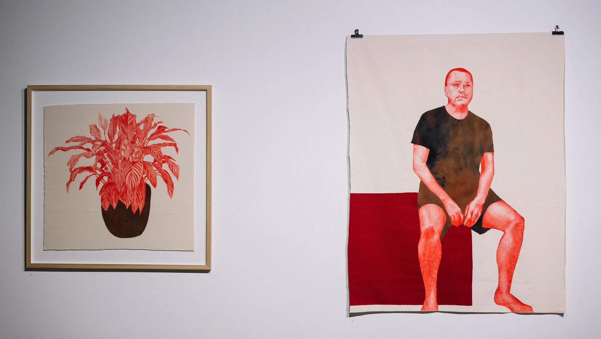 Installation view of "Running Towards Home", 2021 at Praxis ARTSPACE, Adelaide. Photography by Thomas Mccammon.