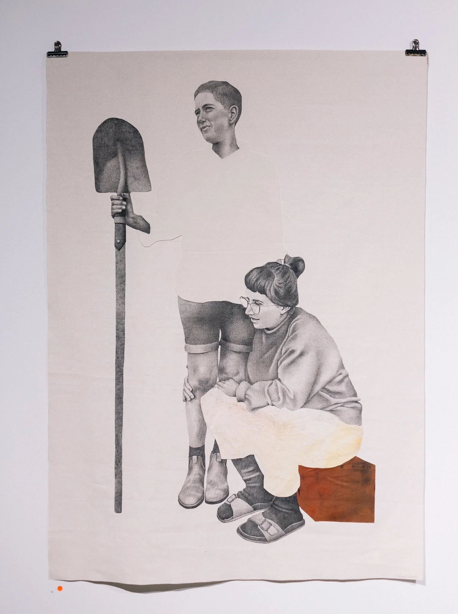 Installation view of "Running Towards Home", 2021 at Praxis ARTSPACE, Adelaide. Photography by Thomas Mccammon.