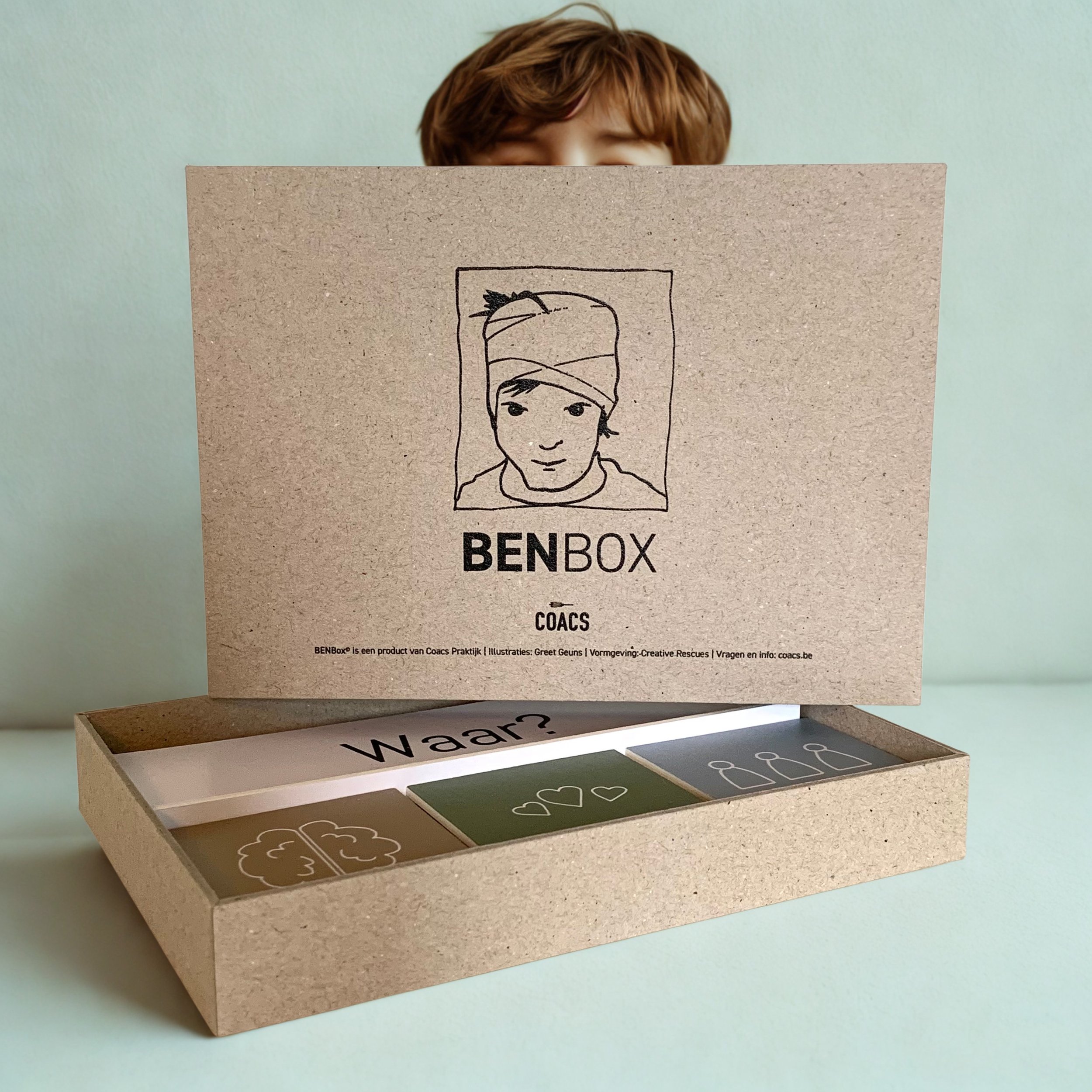 BENBox, Ann Ceurvels, Coacs praktijk, communicatiemiddel, neurodiversiteit, autisme, Ad(h)d, Ocd, angsten, trauma, onderwijs, werkvloer