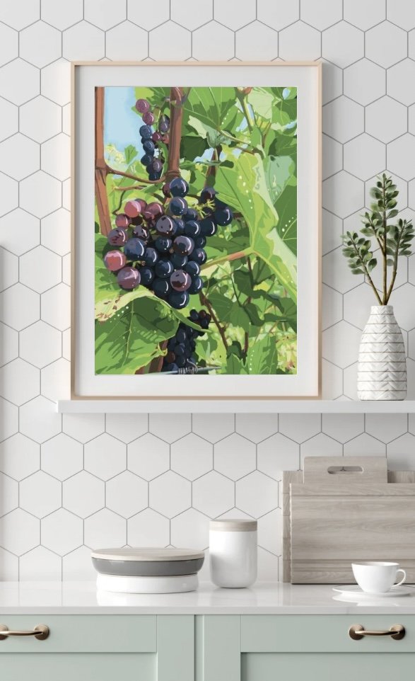 Green Wall Art Poster Frame Mockup Instagram Post.jpeg