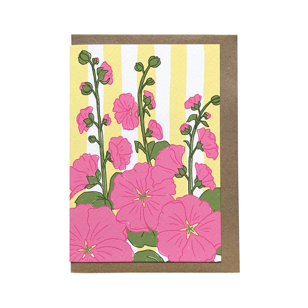 Hollyhocks