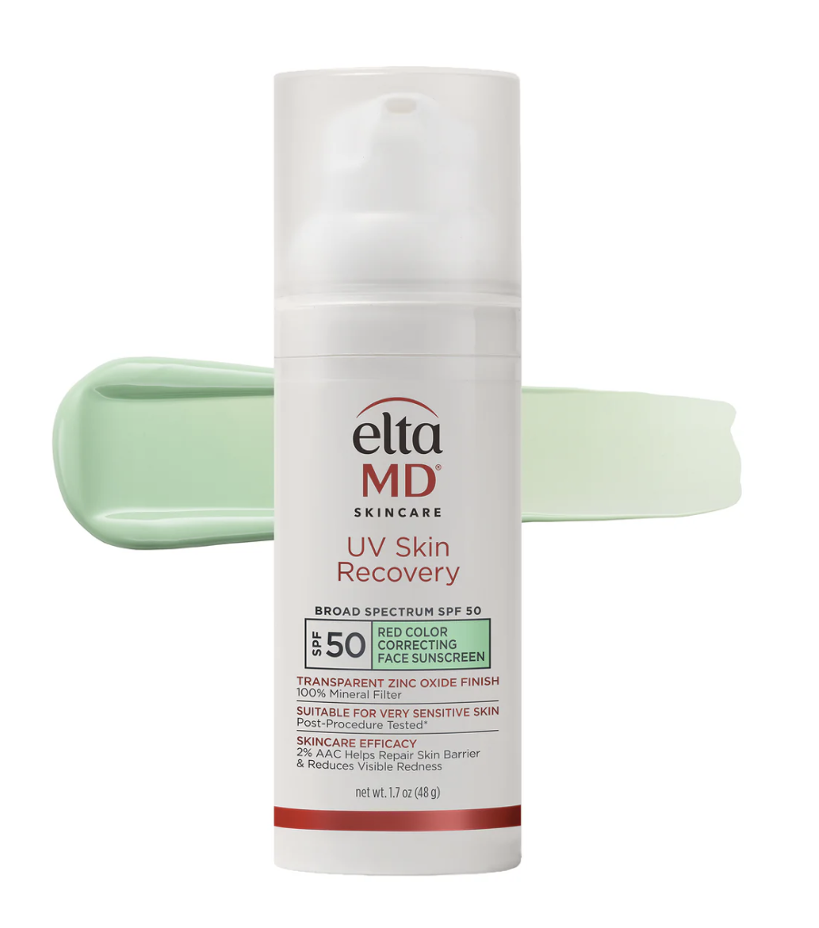 EltaMD UV Skin Recovery Red Color Correcting Green Tint Broad Spectrum SPF 50