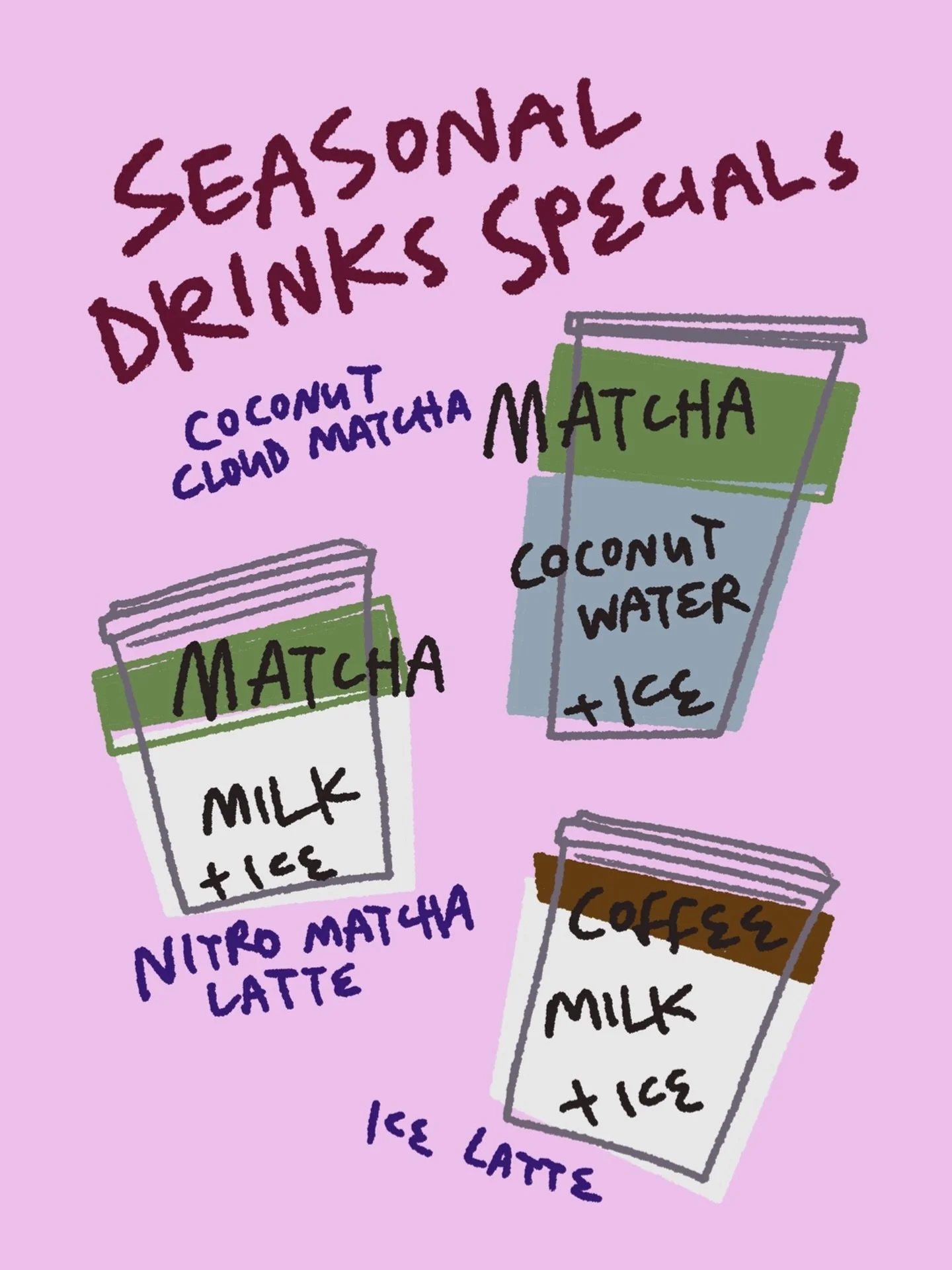 Seasonal drinks loading&hellip; keep an eye out for photos soon