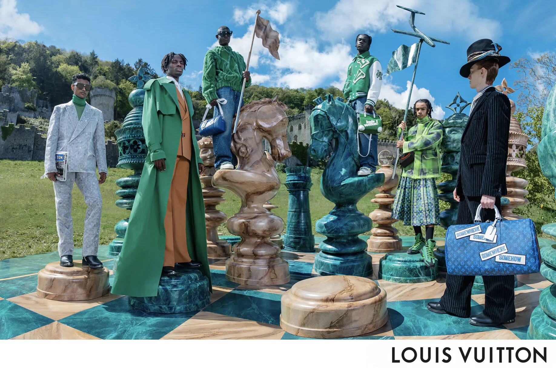 Andre in the latest Louis Vuitton Campaign