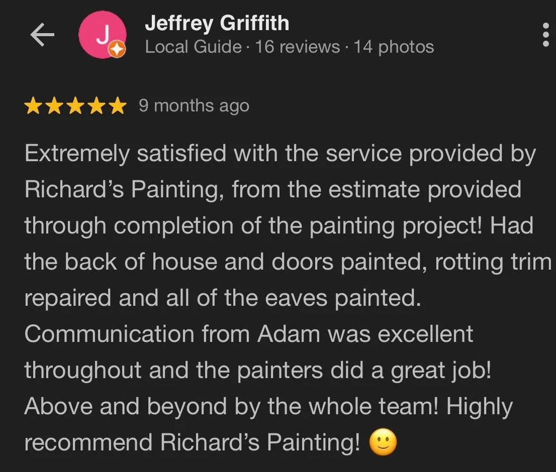 Communication is something I place a lot of importance on during every project. Clear expectations, regular updates, and follow-through make a big difference in how the entire experience feels.

I&rsquo;m thankful for feedback like this and proud of 