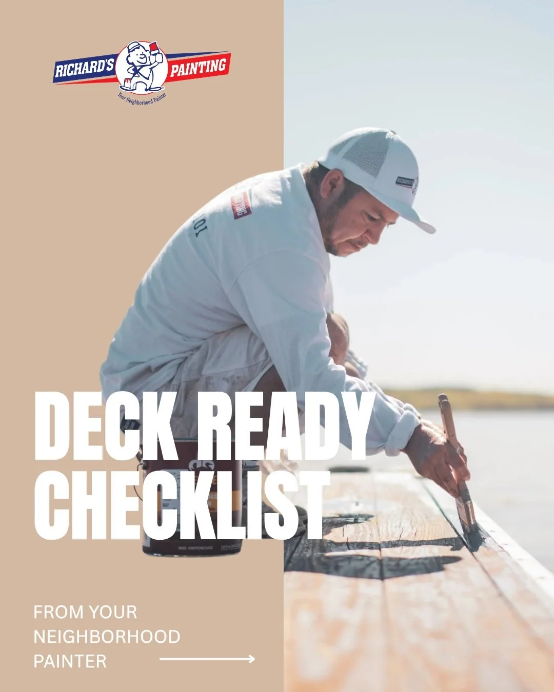 Your deck has been through a long winter. Time to check on it. 

Soft boards, failed stain, splinters. We will take care of it before summer arrives.

Richard's Painting of North Raleigh
Book your FREE estimate at richardspainting.net
Call 919-885-12