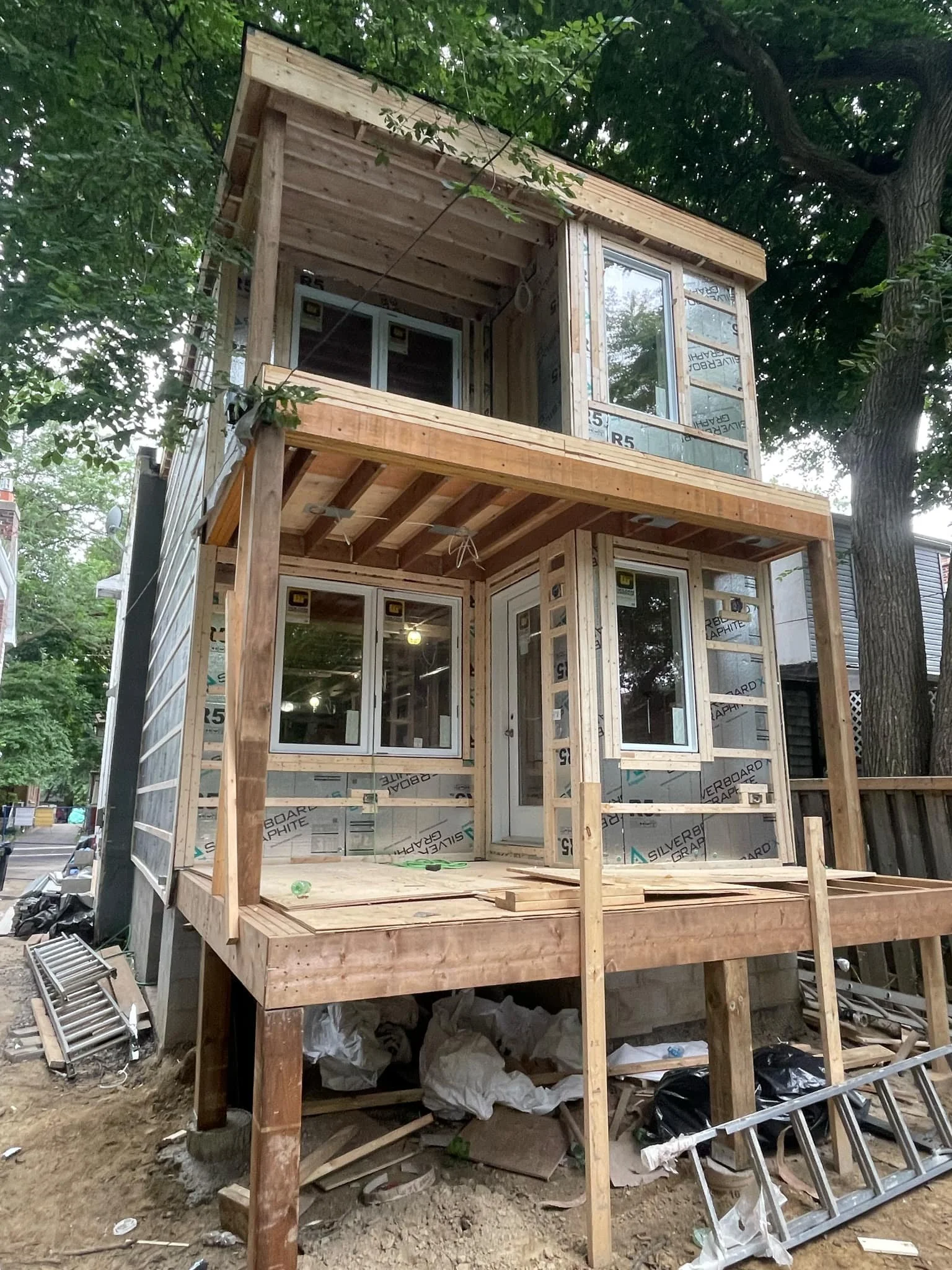  Our Home Extension Project Located on Rhodes Avenue in Toronto 
