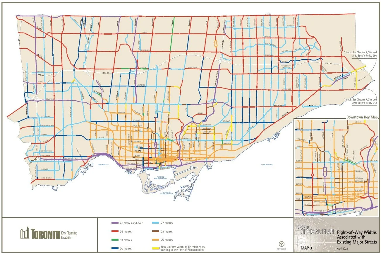  Major Streets Bylaw Map  