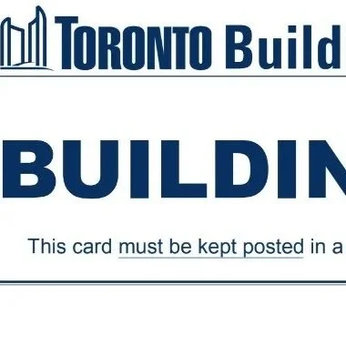 Getting a Building Permit in Toronto