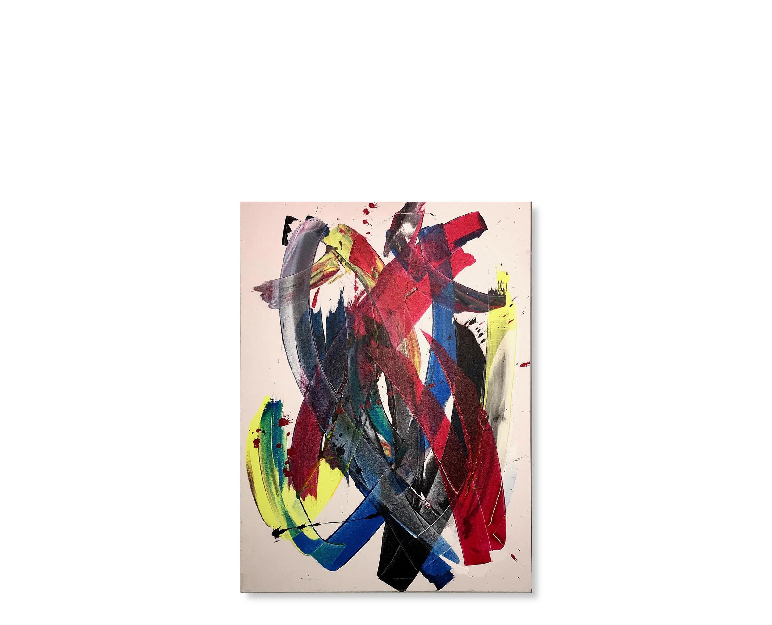 Title: NI. 2019. Acrylic on canvas. 30 x 40.