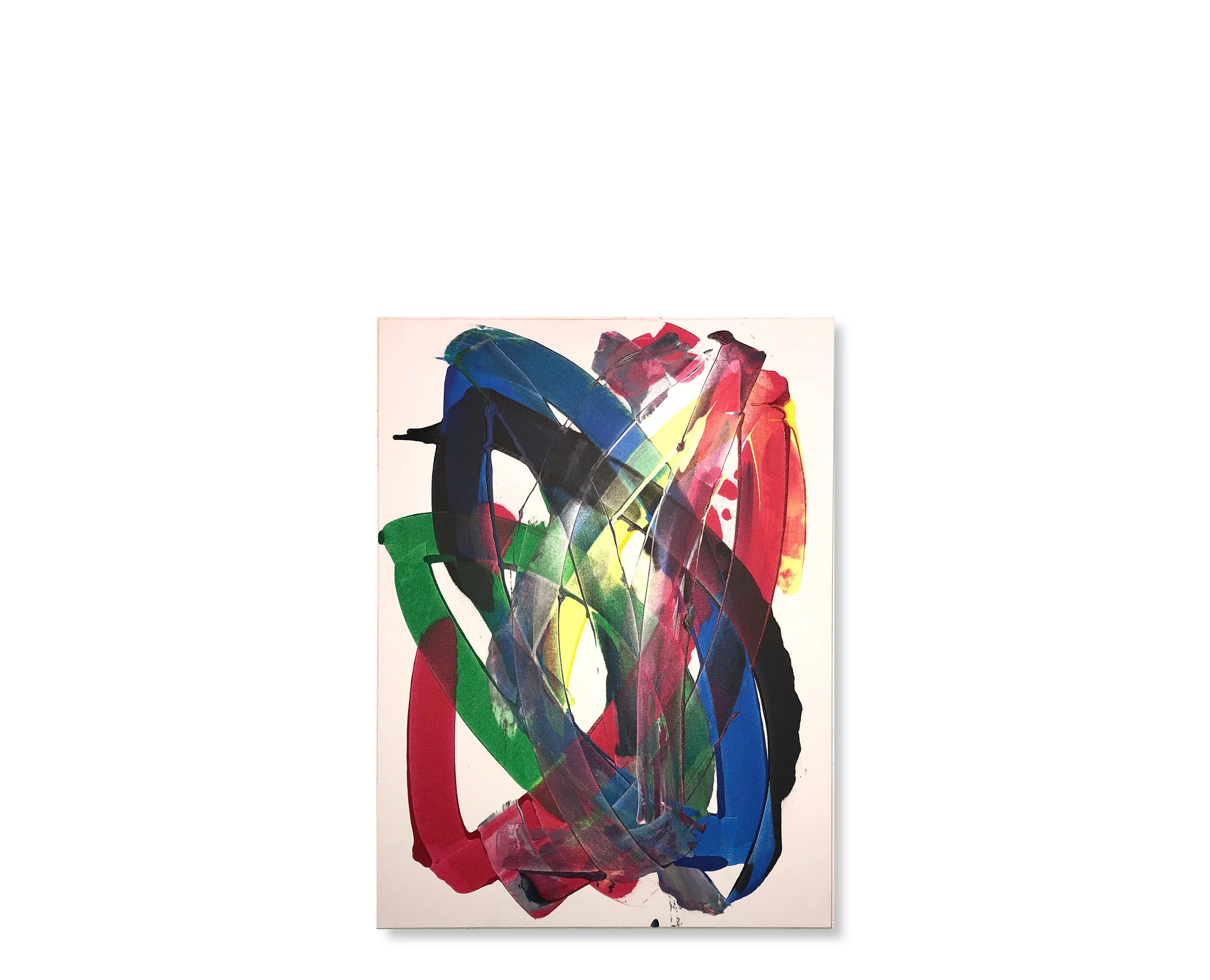 Title: SAN. 2019. Acrylic on canvas. 30 x 40.