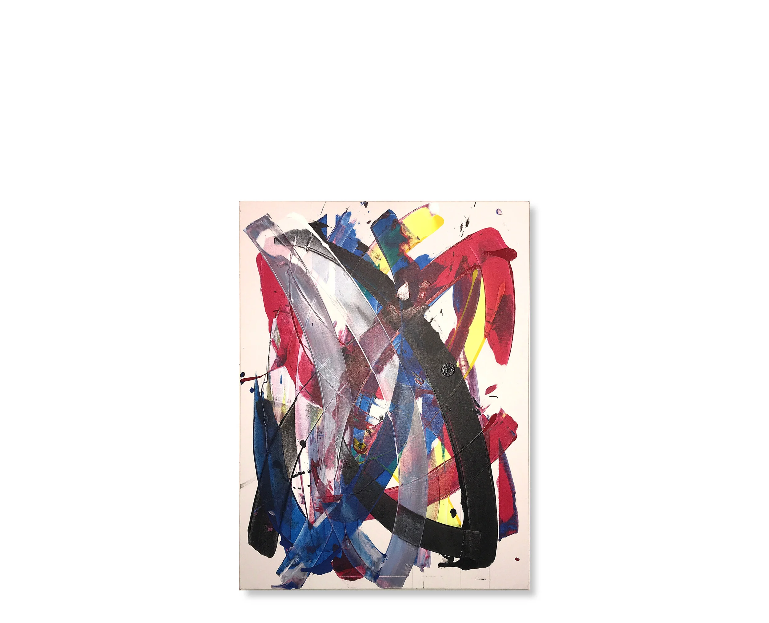 Title: SHICHI. 2019. Acrylic on canvas. 30 x 40.