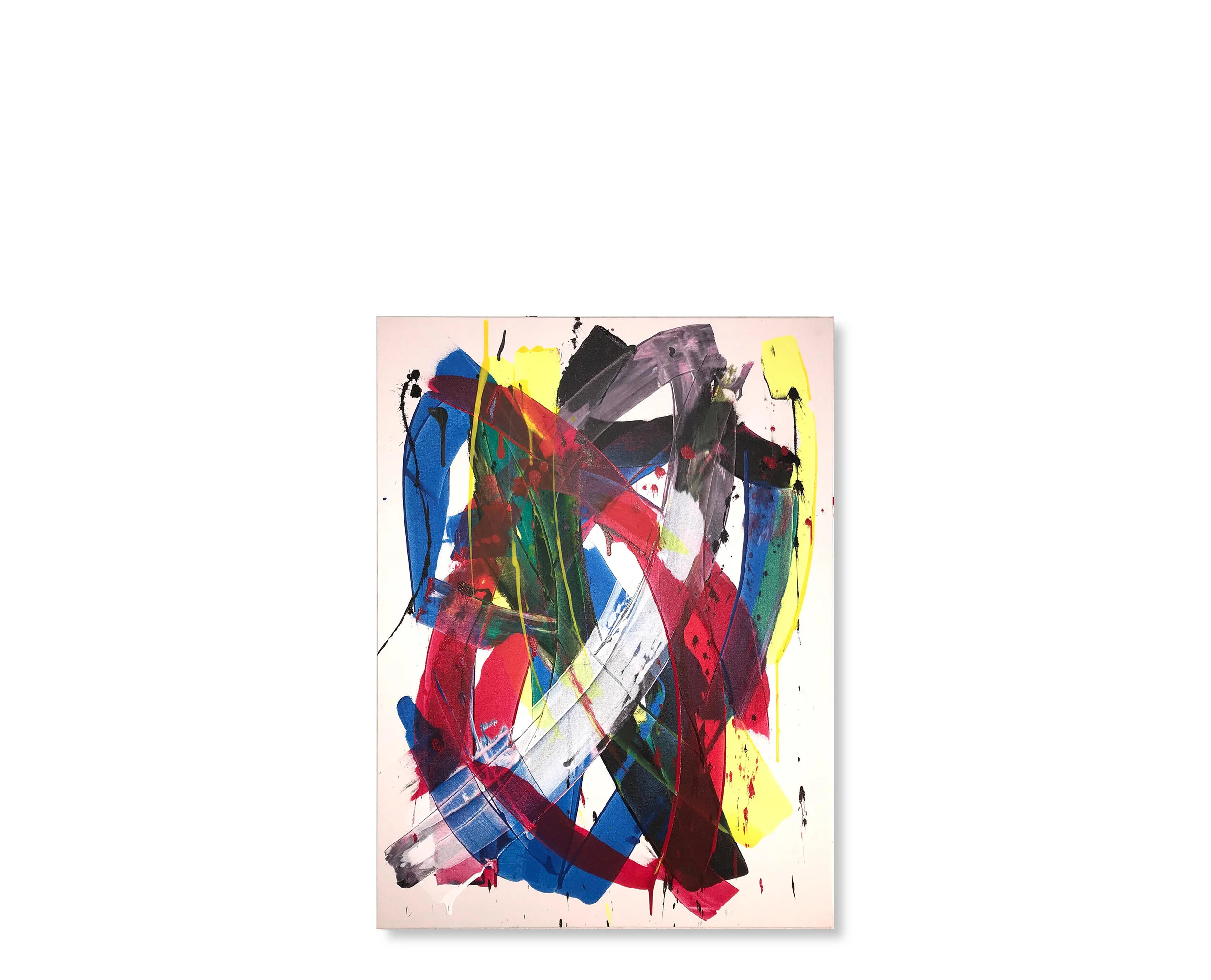 Title: JU. 2019. Acrylic on canvas. 30 x 40.